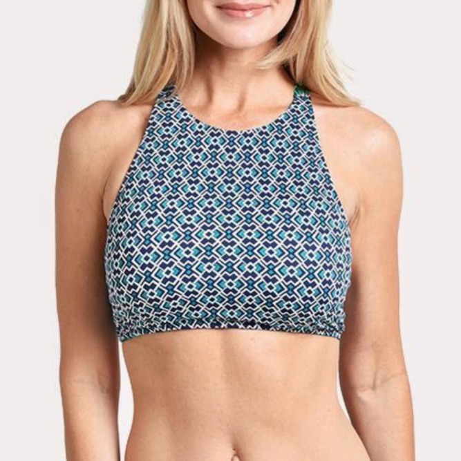 Tommy Bahama Breezy Palm High Neck Bikini Top
